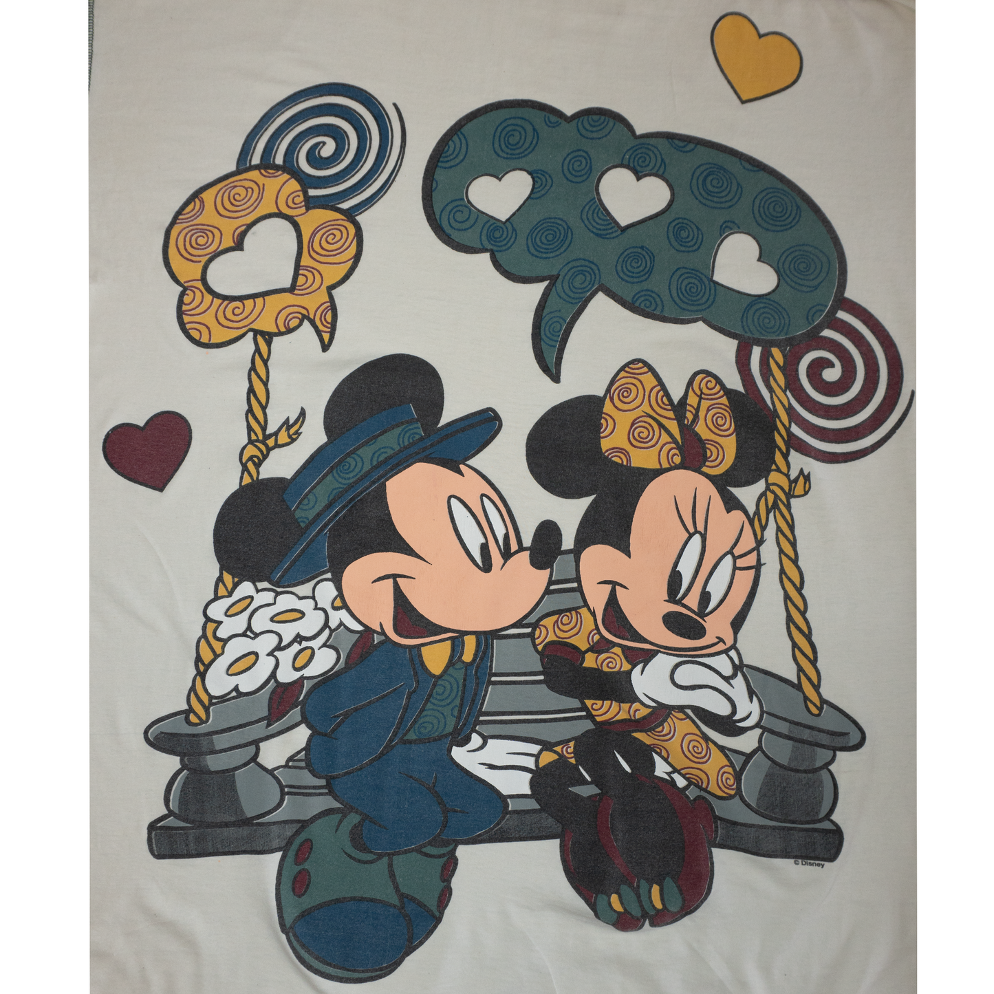 ミッキーとミニーのベンチでひととき!Tシャツワンピース【MickeyUnlimited】