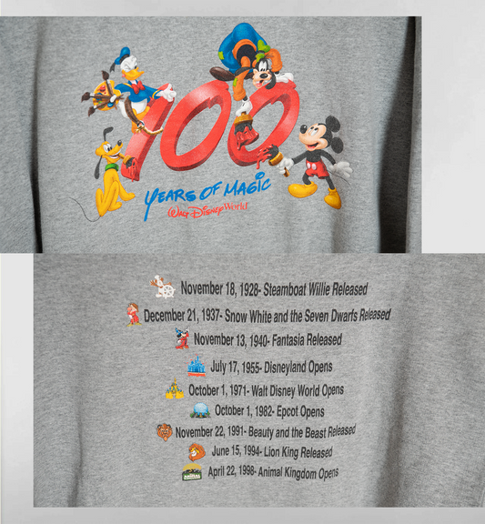 WDWウォルト100歳記念スウェット