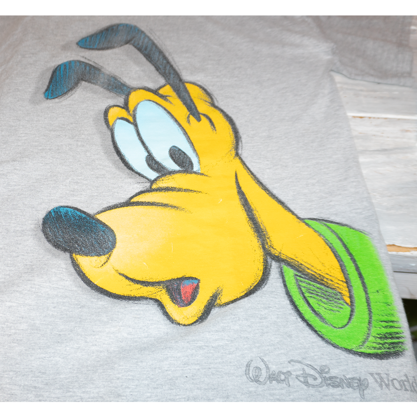 プルート顔覗きTシャツ【WDW】