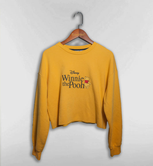 プーさんのショート丈スウェット