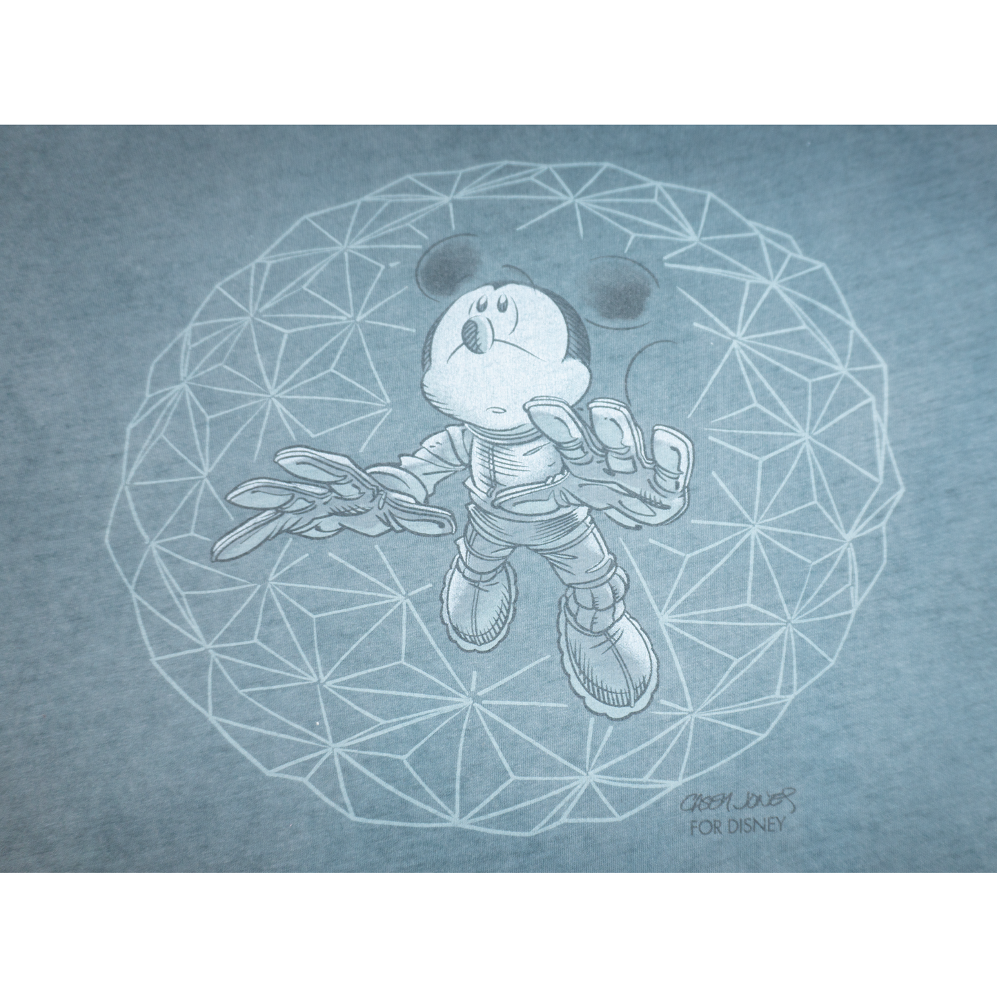 宇宙服ミッキーのスペースシップ・アースTシャツ【アトラクション】