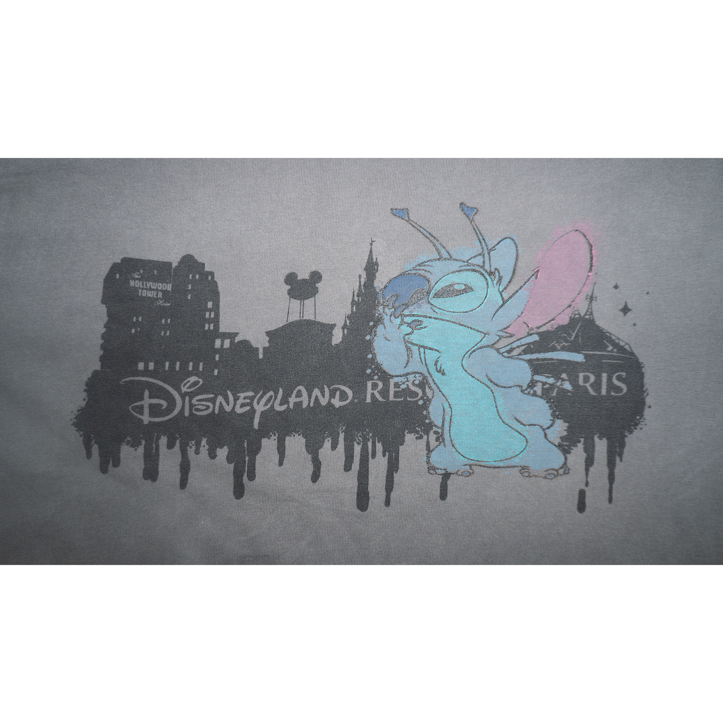 スティッチ悪い子パリディズニーでいたずらTシャツ【00s】【ディズニーランドパリ】