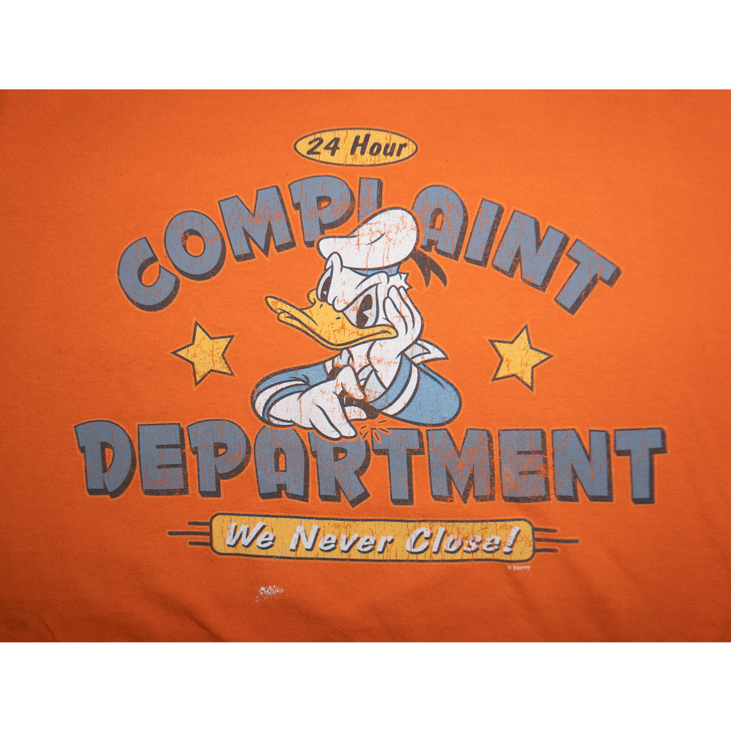 COMPLAIN DEPARTMENT ドナルドTシャツ【海外Disney Store】