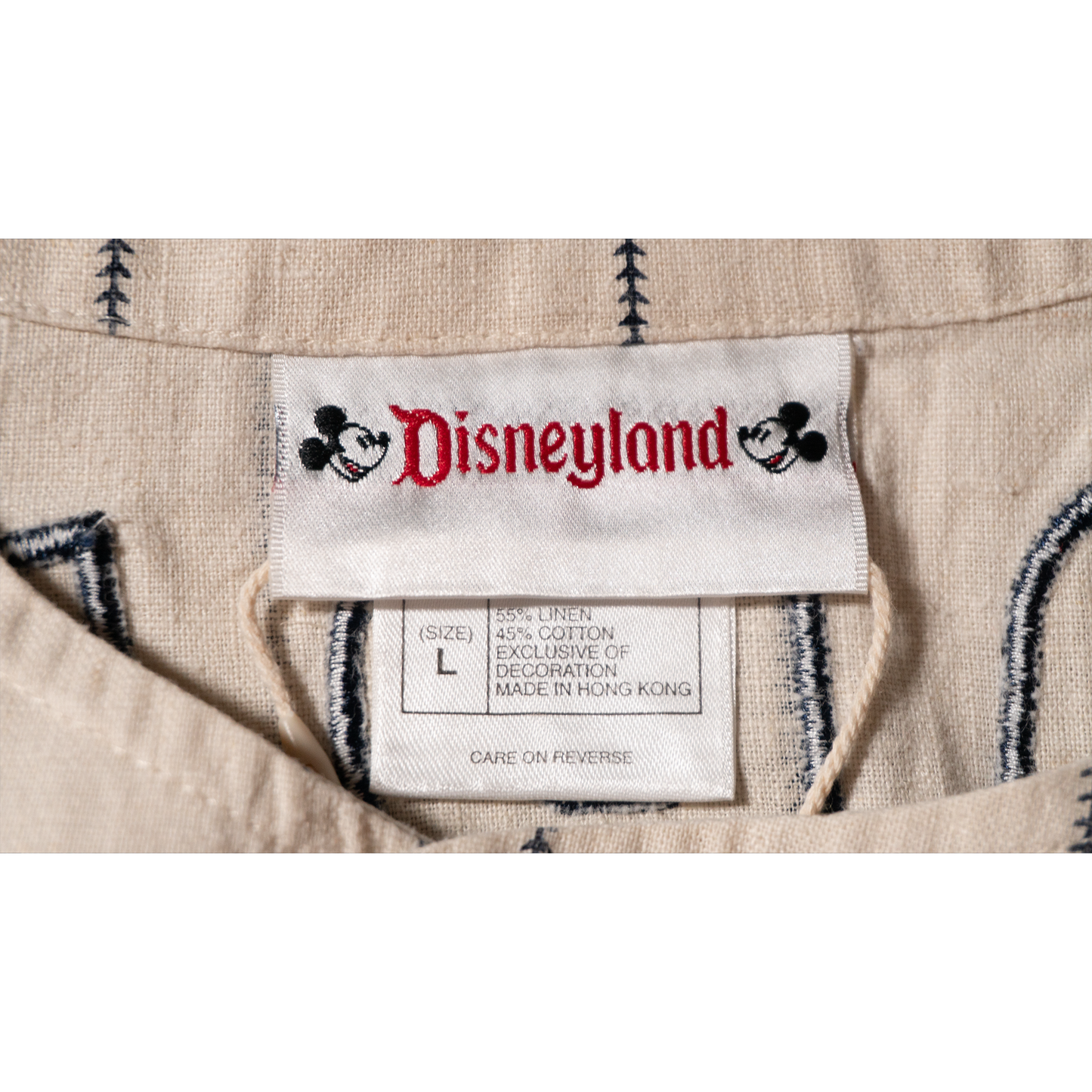 7 Dwarfs おとぼけベースボールシャツ/Dopey 【90s–00s Disneyland】