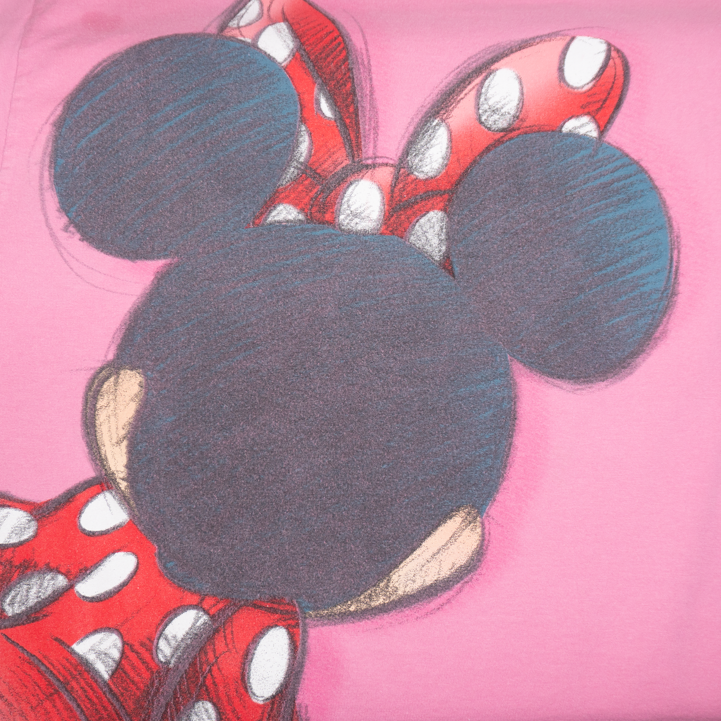 ミニーの顔覗きTシャツ(ピンク)