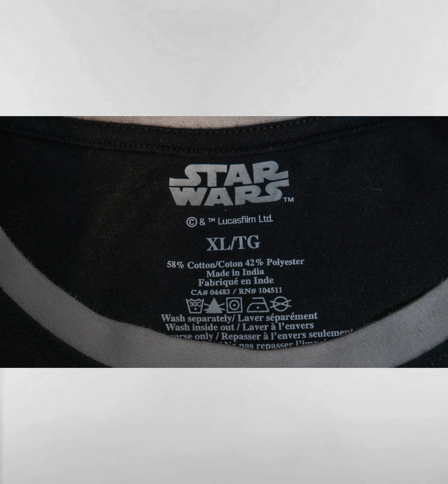 【美品】ダースベイダーリンガーTシャツ