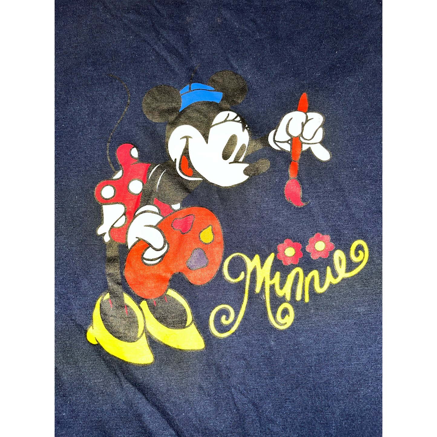 ミニーペインティングTシャツ【Mickey Unlimited 00's】
