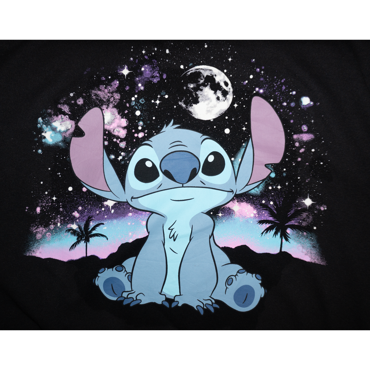 スティッチのギャラクシーな黒スウェット