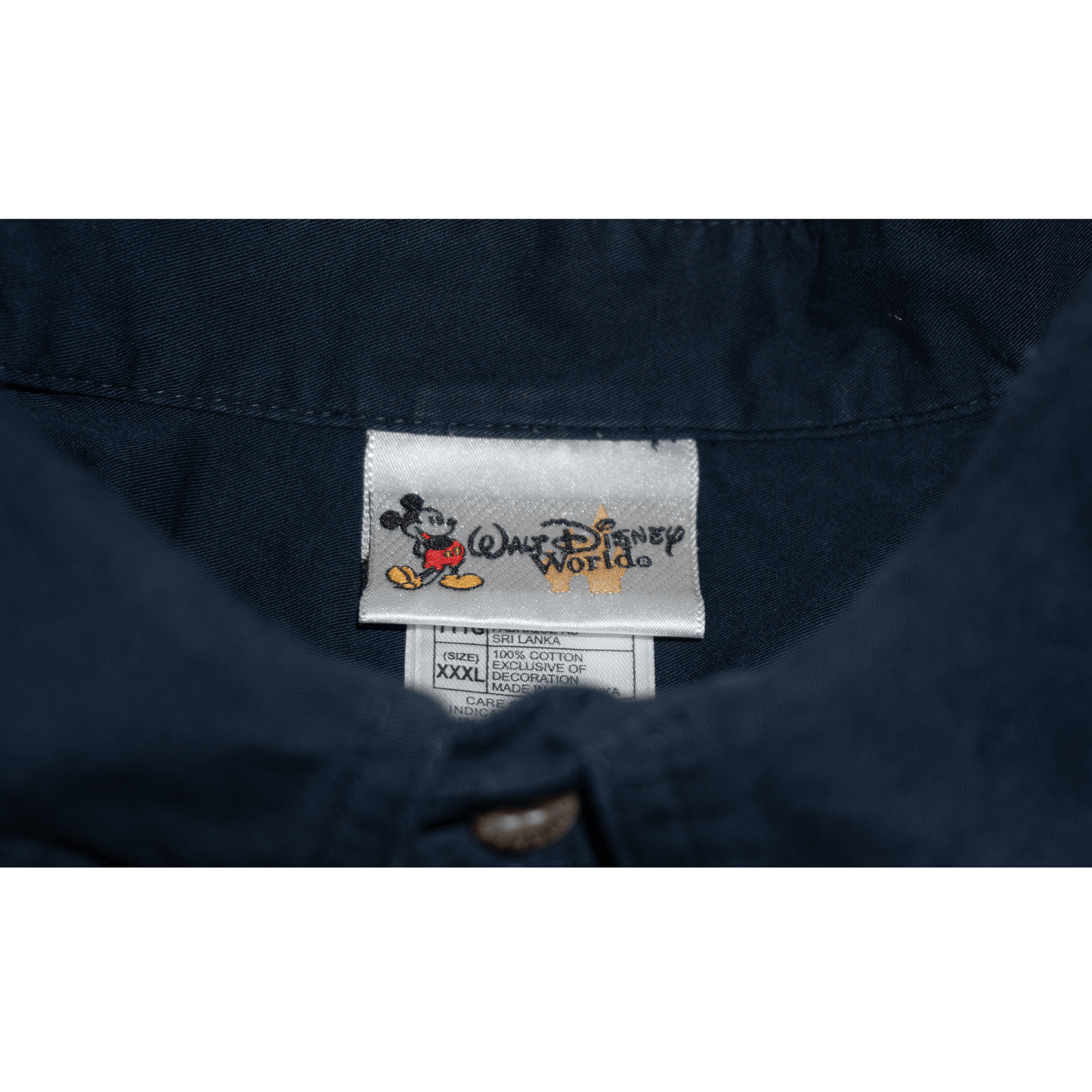 ワンポイント刺繍ミッキー Americantradition半袖BIGシャツ 【00s】【WDW】