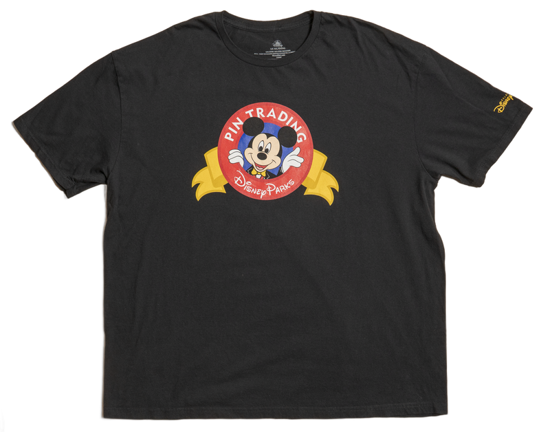 ミッキーのPIN TRADING ディズニーパークスTシャツ【ブラック】