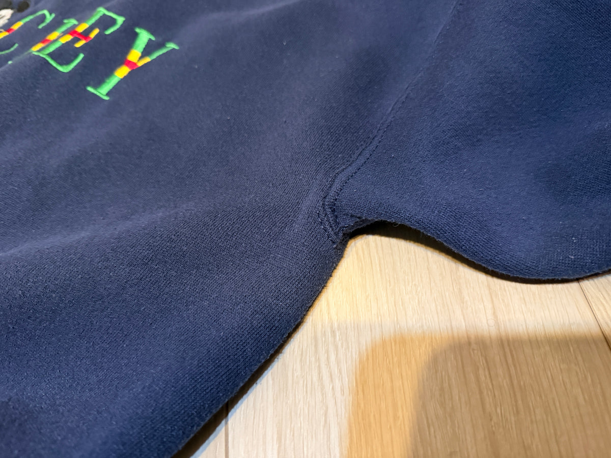 Mickey & Co. MICKEYロゴ刺繍スウェット【ネイビー】