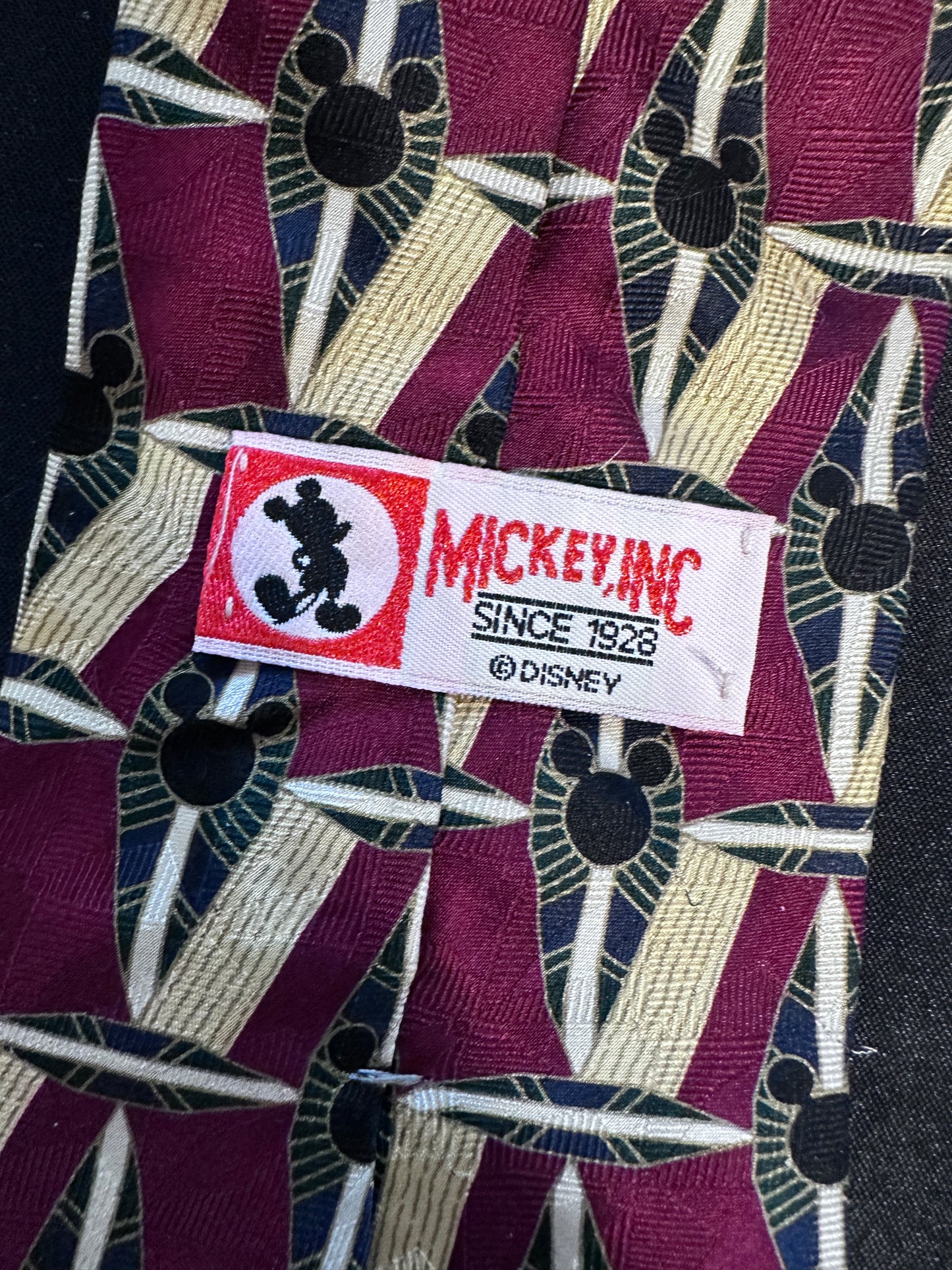 ミッキーの総柄ネクタイ【90's】