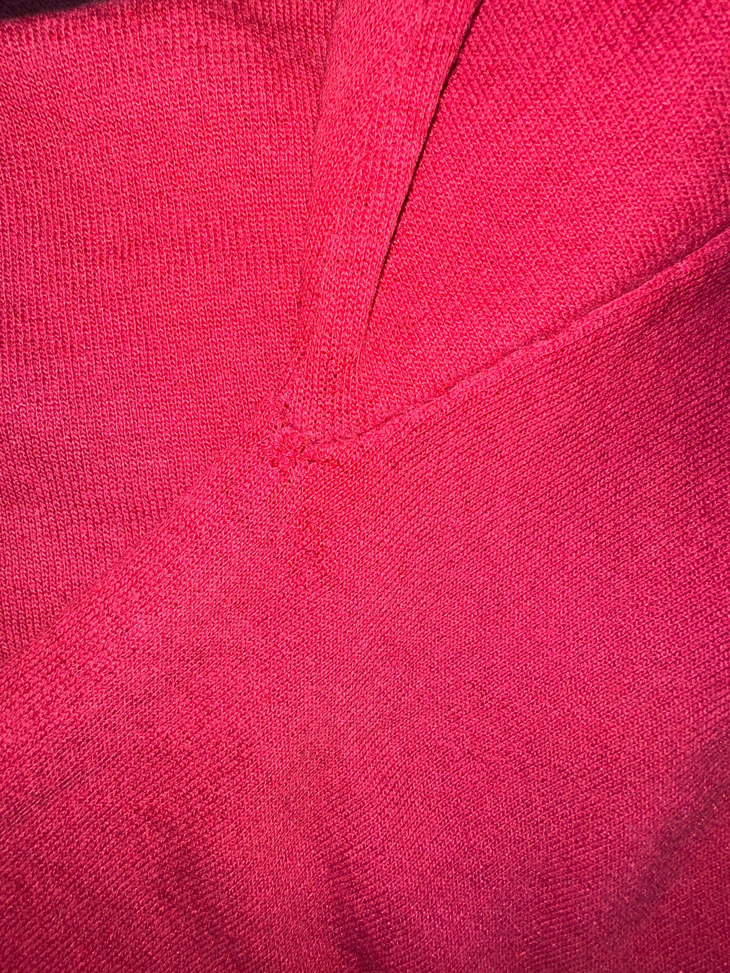 プーさんの刺繍ロゴスウェット:赤