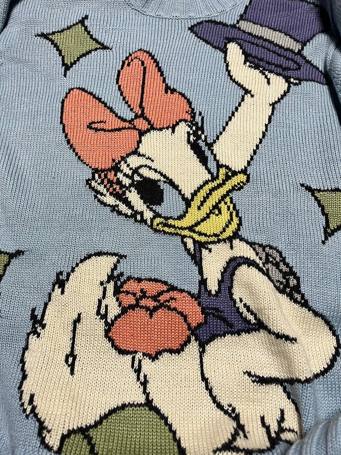 デイジーのシルクハットなニットセーター【90's〜00’s】【ハリウッドミッキー】