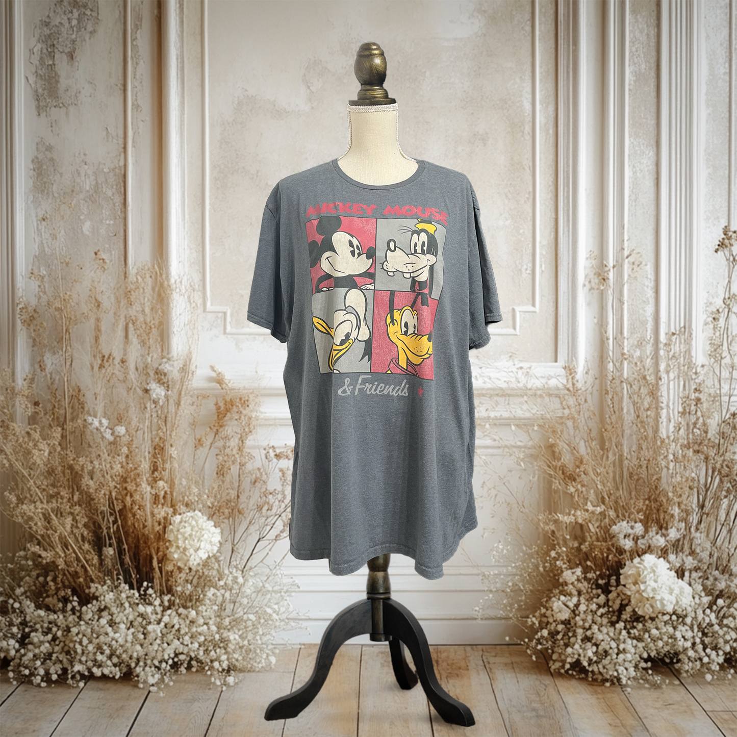 ミッキーフレンズ"クラシック顔集合"Tシャツ