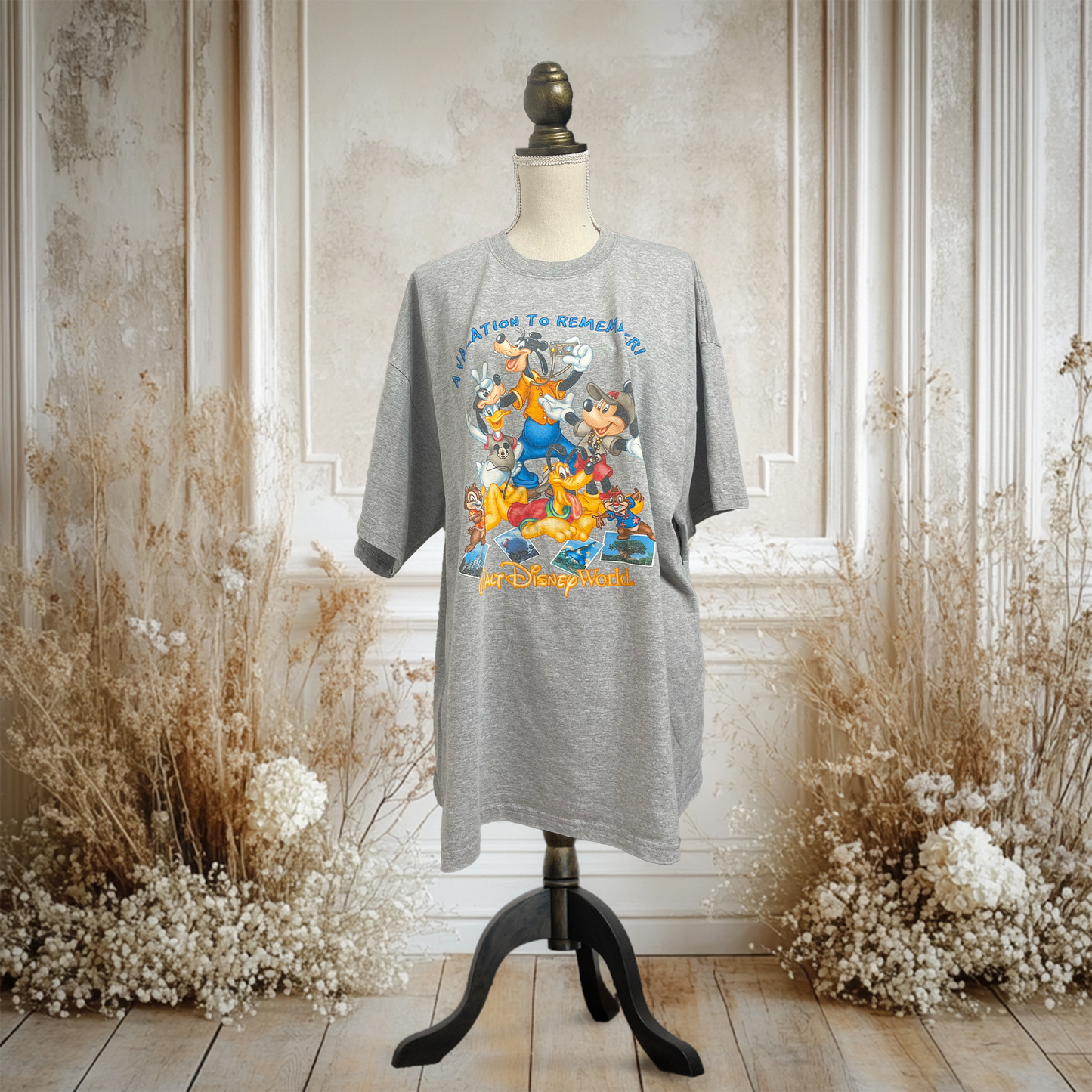 ミッキーフレンズアトラクションライドTシャツ【90s】