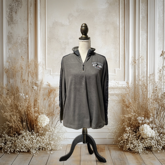 ミッキーワンポイント刺繍フリース【00's】