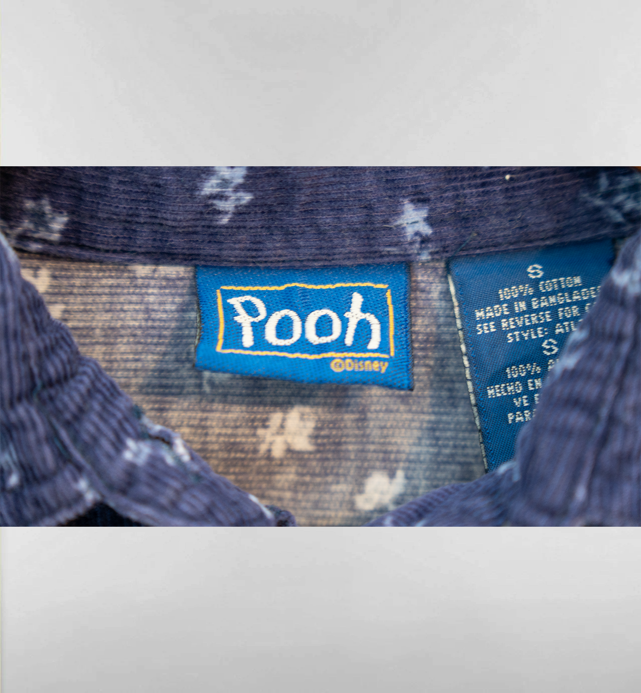 お花とティガーのコーデュロイシャツ