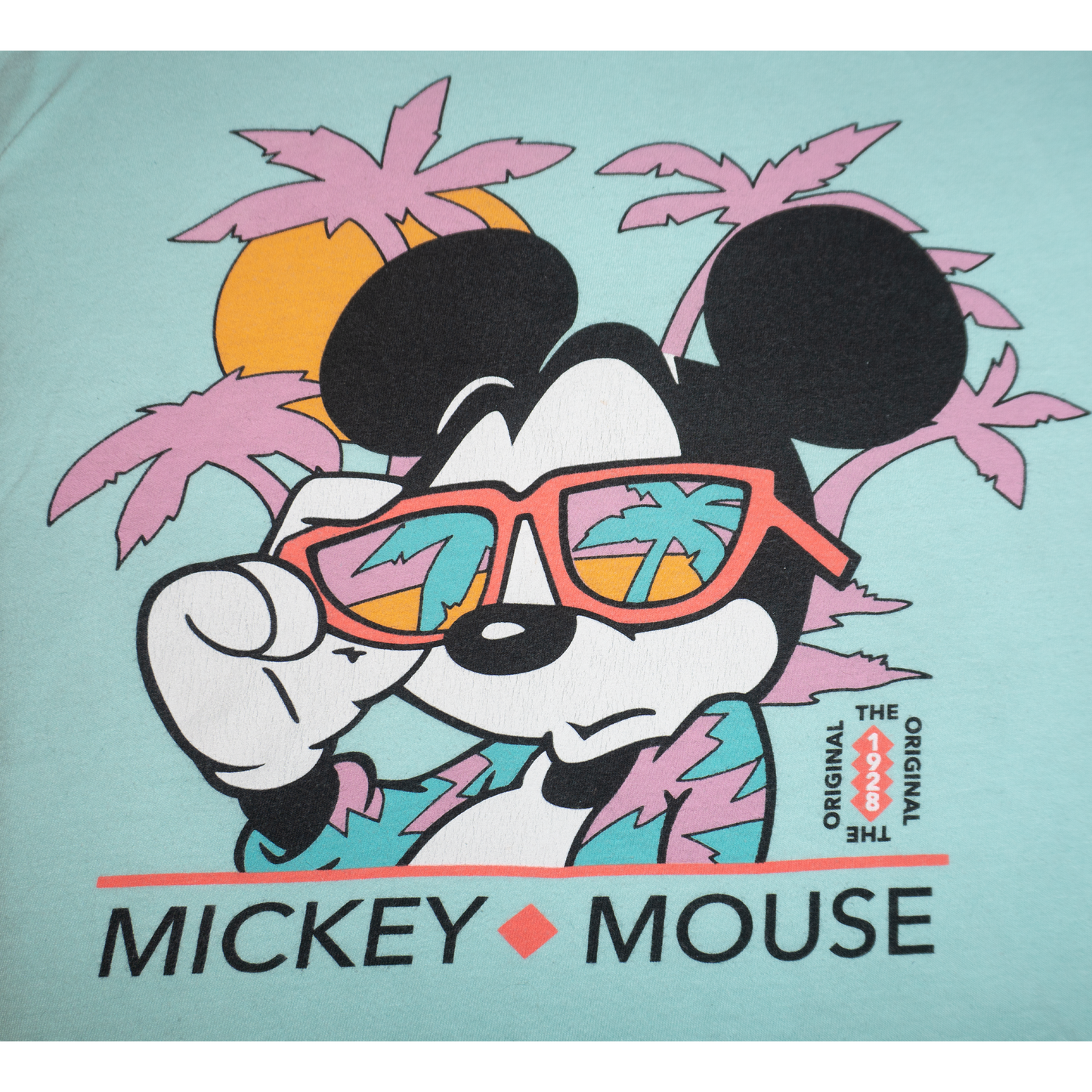 イケイケミッキーのグラサンTシャツ【青】
