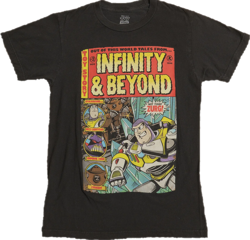 バズ・ライトイヤーアメコミTシャツ【ブラック】