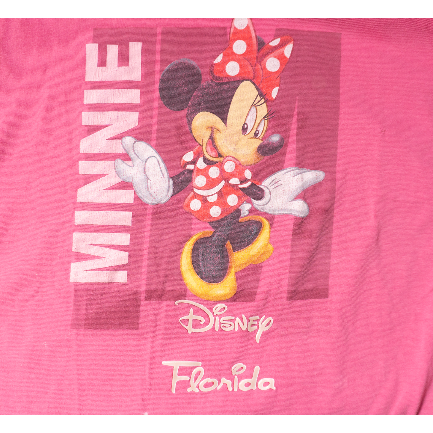 ミニーのライトピンクTシャツ