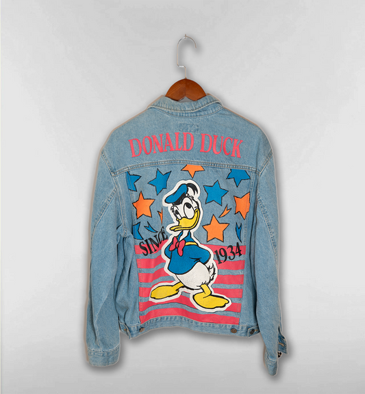 ドナルドのバックプリントデニムジャケット