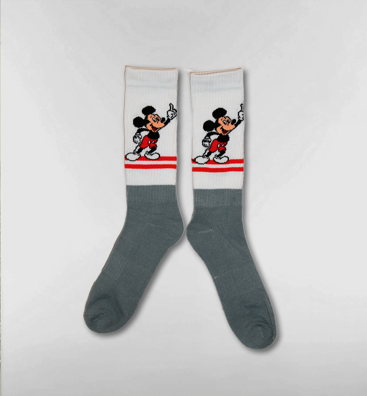 ミッキーの厚手靴下【デッドストック品】