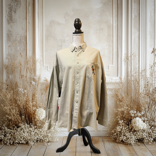 グーフィワンポイントヴィンテージシャツ【90's】