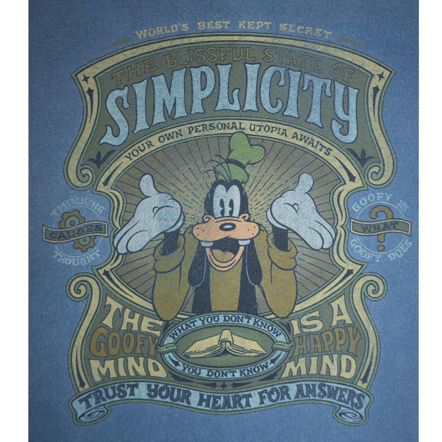 グーフィのWHAT YOU DON'T KNOW Tシャツ【Disneyland Resort】