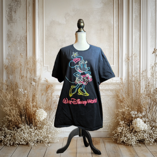 ミニーちゃんのパイカットネオンTシャツ【WDW】