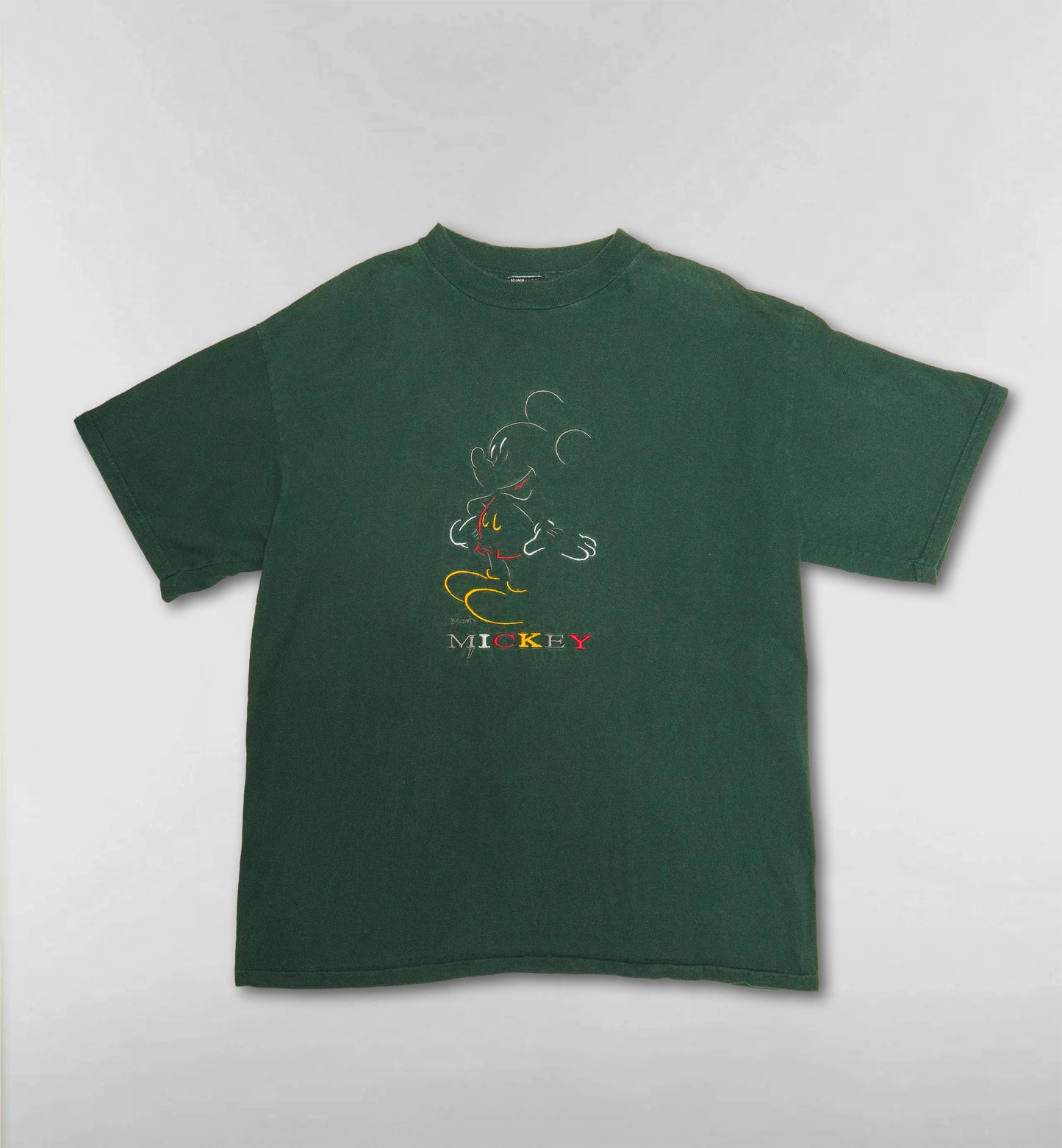 ミッキーアート刺繍Tシャツ