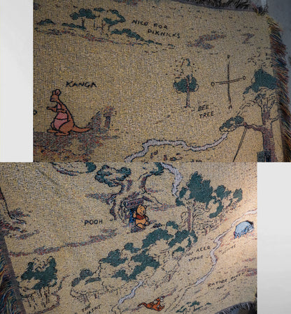 100エーカーの森マップ　ラグマット