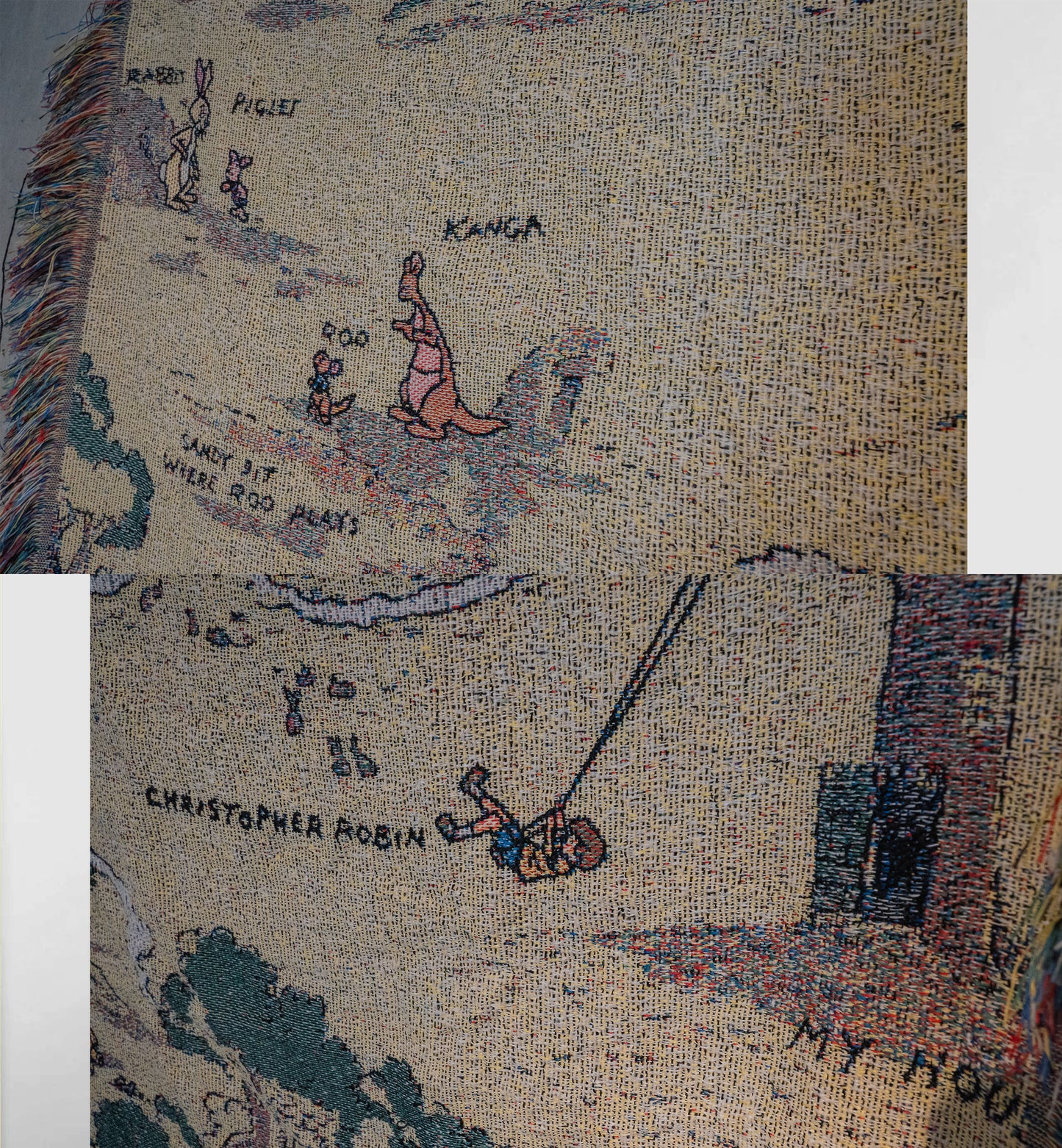 100エーカーの森マップ　ラグマット