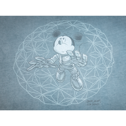 宇宙服ミッキーのスペースシップ･アースTシャツ【アトラクション】
