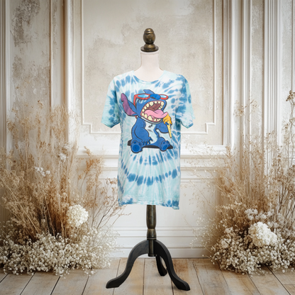 今が旬？スティッチのアイスをガブりタイダイTシャツ