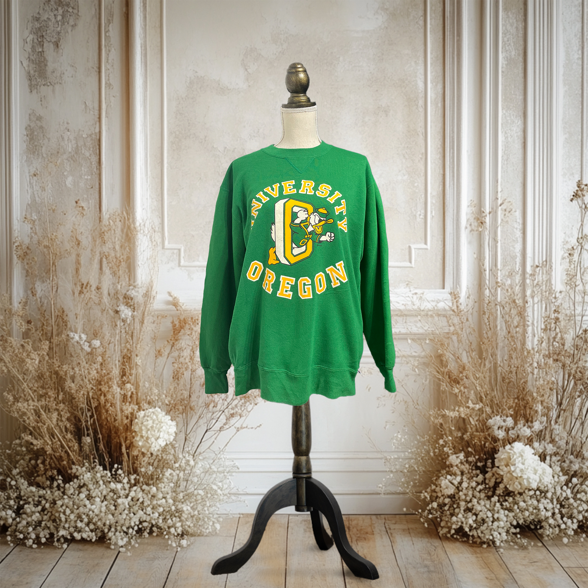 オレゴンドナルドダックのカレッジスウェット – EverAstar【ディズニー