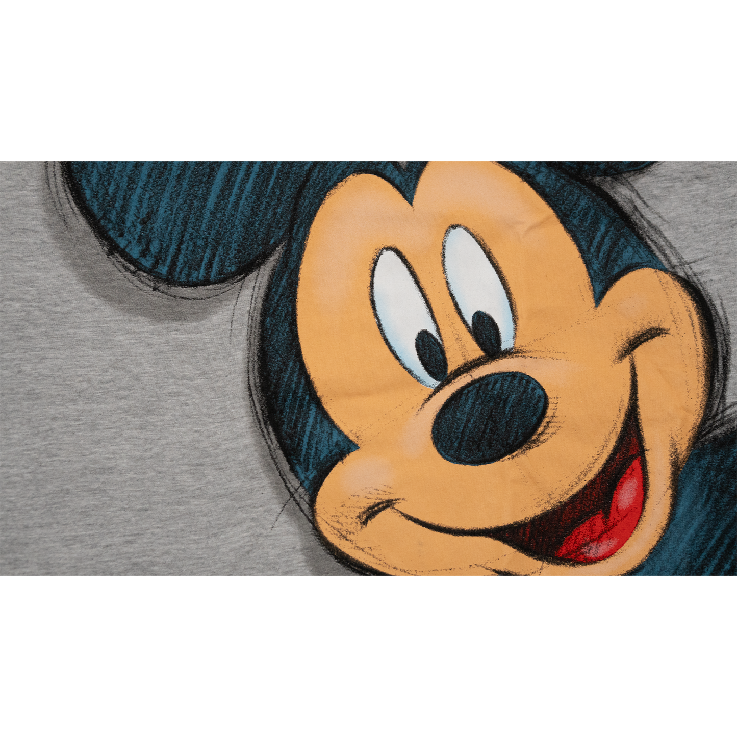 ひょっこり覗きミッキーTシャツ