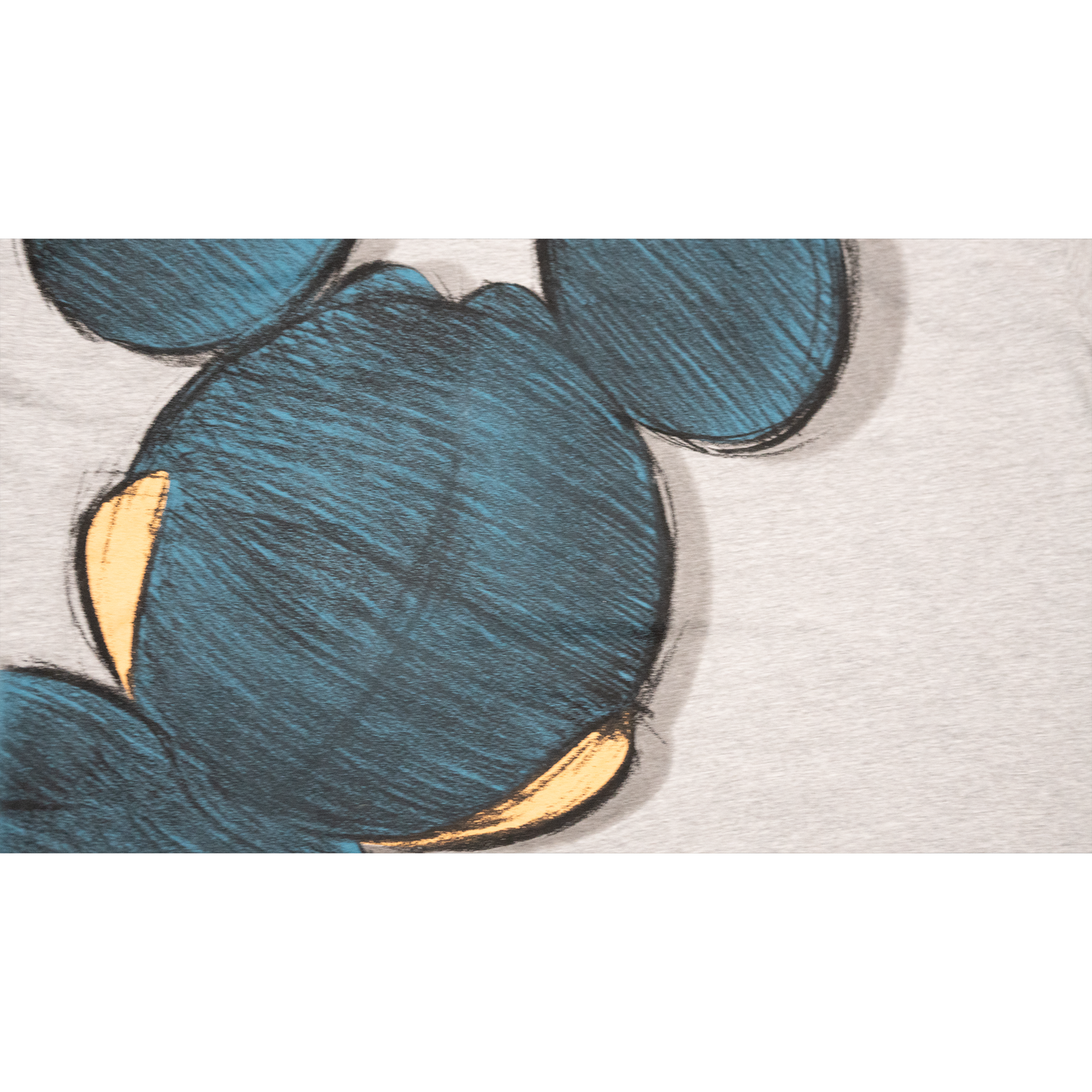 ひょっこり覗きミッキーTシャツ