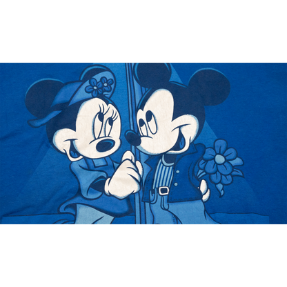 ミッキー&ミニー街灯の下で二人Tシャツ【90's】
