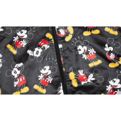 【超美品】ミッキーが大量！クラシックブルゾン：黒