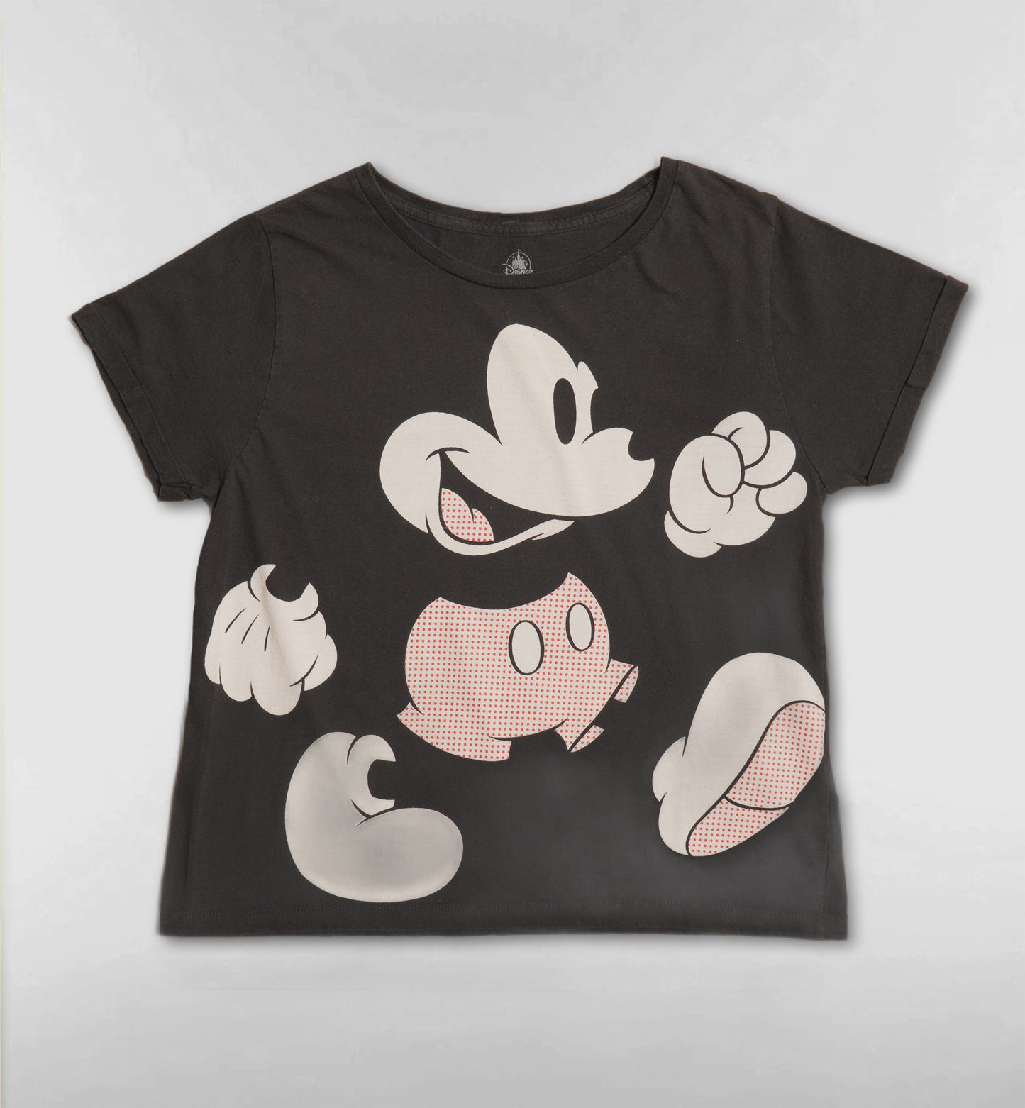 ミッキービッググラフィックTシャツ【チャコール】