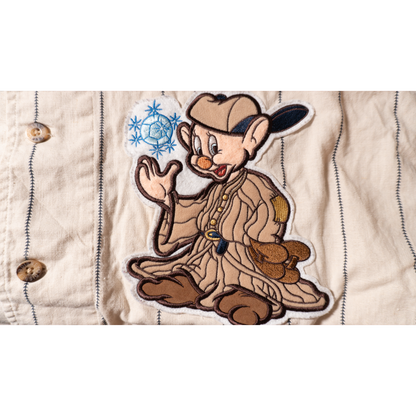 7 Dwarfs おとぼけベースボールシャツ／Dopey 【90s–00s Disneyland】