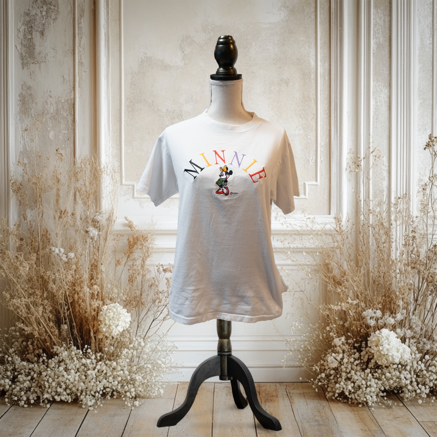 ミニーの激かわサイズなロゴTシャツ90's【Mickey UNLIMITED】