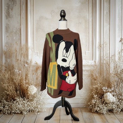 【〜10/31期間限定セール】ミッキーマウス ニットセーター／アゴのせミッキー