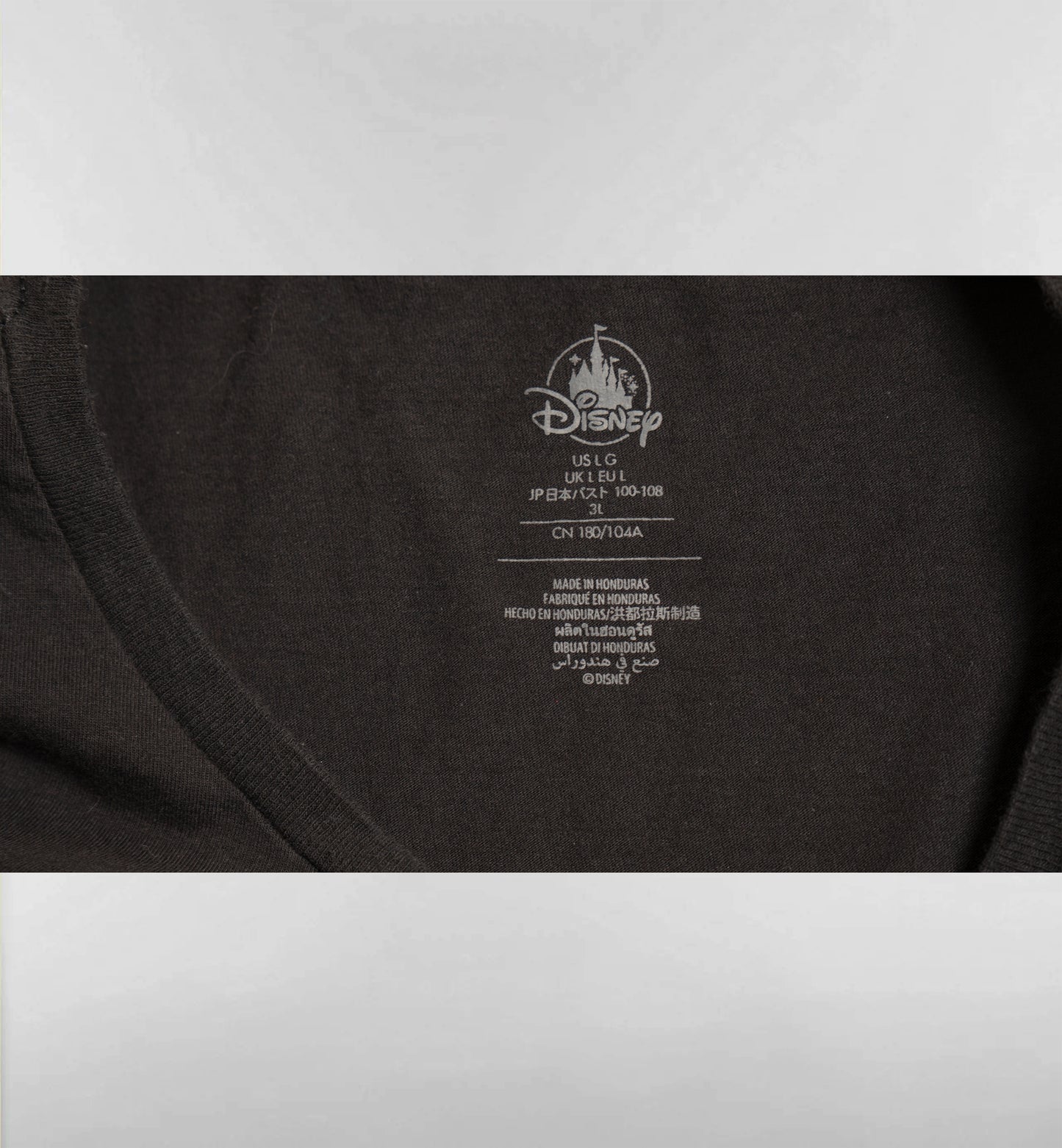 ミッキービッググラフィックTシャツ【チャコール】