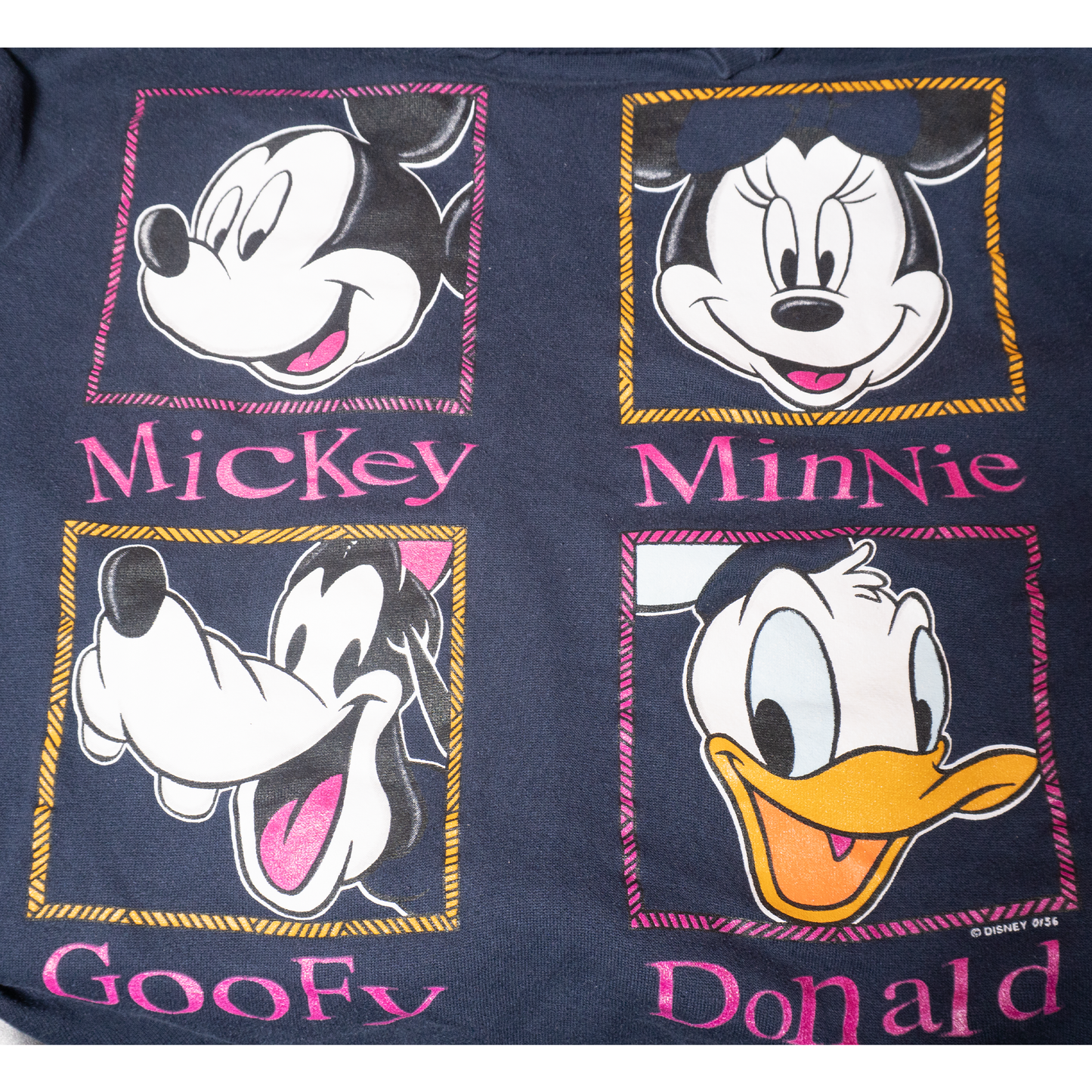 四分割フレンズスウェット(紺)【90's】