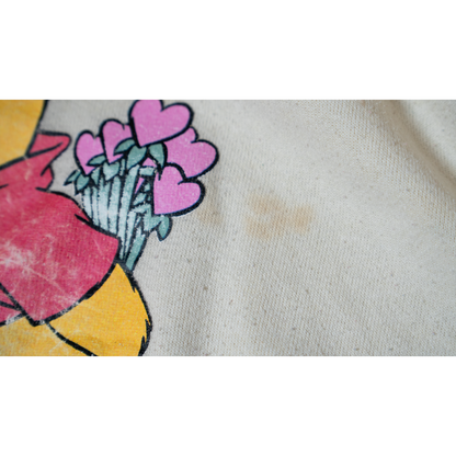 ”お花をプレゼント”プーのオーバーサイズスウェット【00's】