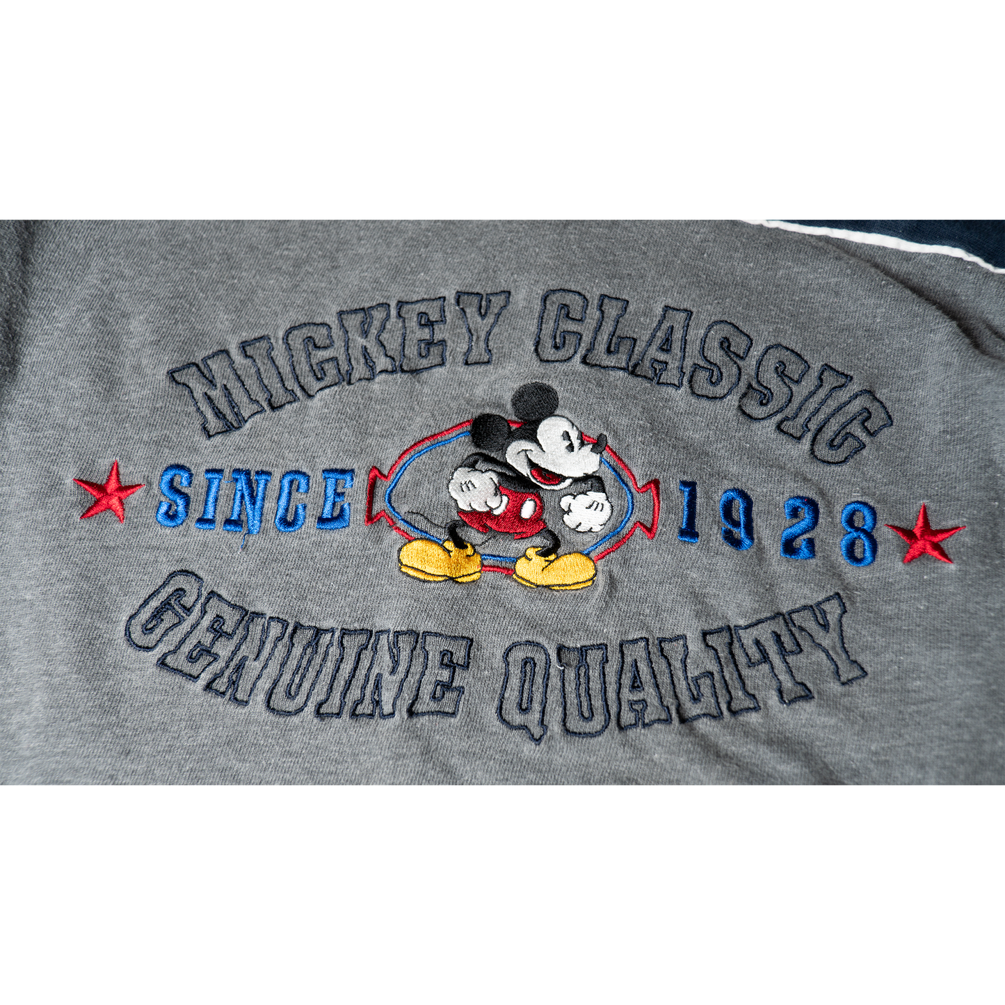ミッキーのクラシックVネックロンT【00's】
