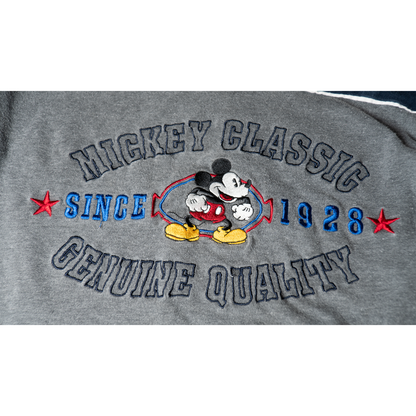 ミッキーのクラシックVネックロンT【00's】