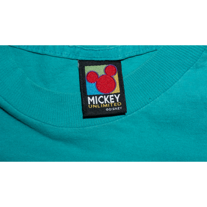 スケッチミッキーの寄りかかりTシャツ【90's】